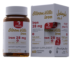 Bloomville Iron Hard Gelatin 60 Capsules