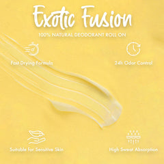 Shop Exotic Fusion Natural Roll-On Deodorant on ZYNAH