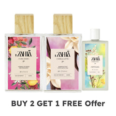 B2G1: Zahia Floral Desire & Vanilla Latte 100ml + Powder Musk 50ml