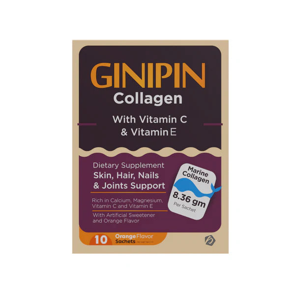 GINIPIN Super Collagen 10 Sachets ZYNAH
