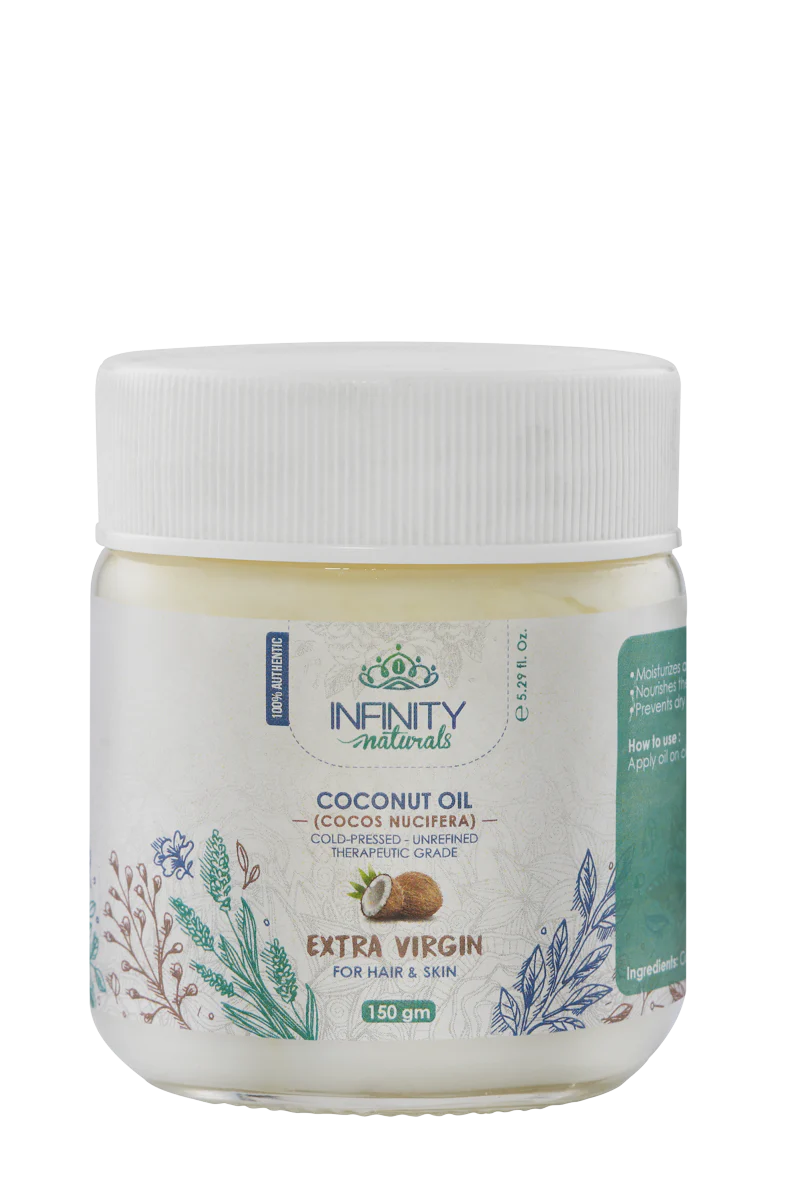 Infinity Naturals Extra Virgin Coconut Oil (Hair, Face, Body & Nails ) - ZYNAH