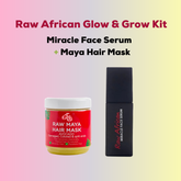 Raw African Glow & Grow Kit (Face Serum + Maya Hair Mask)