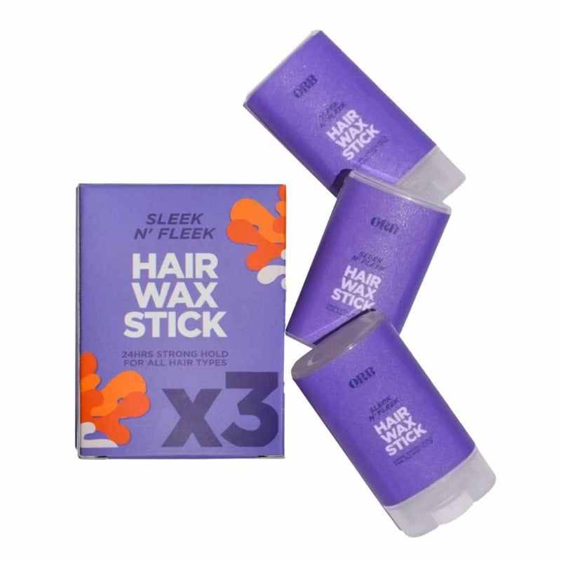 SLEEK N' FLEEK Hair Wax Stick - Travel Size 3-in-1 Pack - zynah