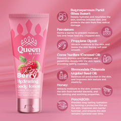 Shop Queen Hydrating Body Lotion With Red Berry Scent - ZYNAH
