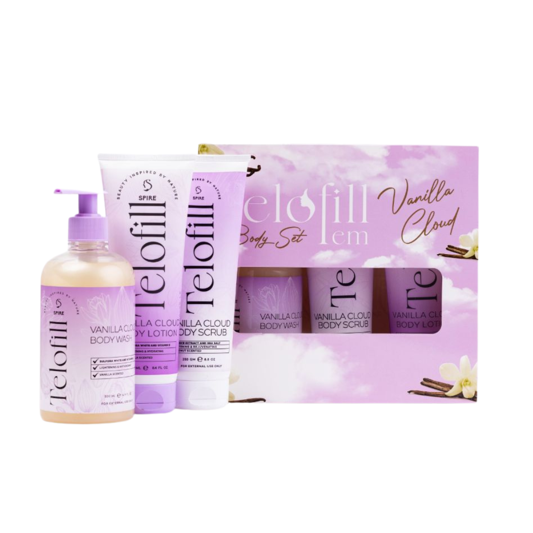 Telofill Vanilla Cloud Bath Kit - ZYNAH