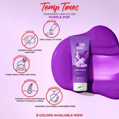 Shop Shop Temp Tones Temporary Hair Dye in Purple Pop on ZYNAH
 on ZYNAH