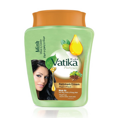 Vatika Hair Mask With Mink, Olive & Castor Oils - zynah