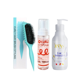 Viral Curly Hair Styling & Defining Brush & O'Curls Mousse & Jevan 2-in-1 Detangler & Leave-in on ZYNAH
