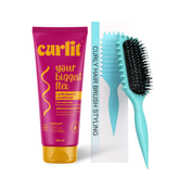 Curlit Wavy Leave-in + Viral Curly Hair Styling & Defining Brush on ZYNAH