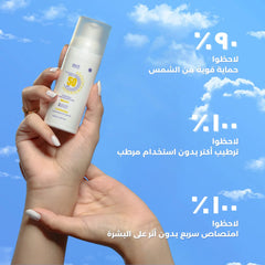 Nut Botanicals SPF50 B5 SkinProtect Invisible Sunscreen Lotion PA++++