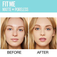 Maybelline Fit Me Matte + Poreless Foundation (112 Soft Beige) on ZYNAH