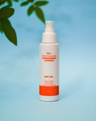 Beach Essentials Sunscreen Lotion SPF50+ by Rhea Beauty - ZYNAH: Shop online in Egypt for beauty products - skincare, makeup, hair, clean beauty