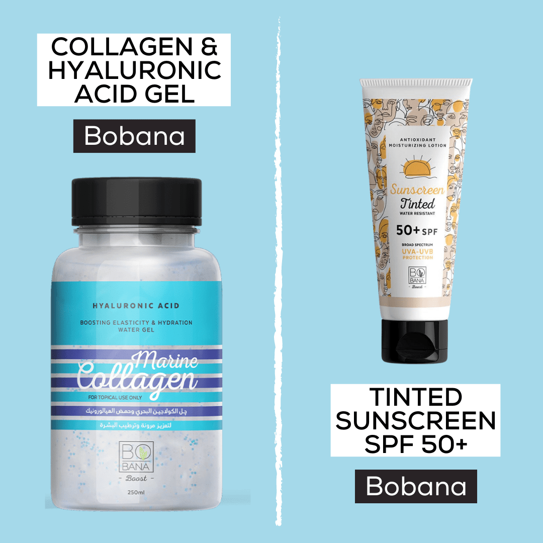 Bobana's Collagen & Hyaluronic Acid Gel + Tinted Sunscreen SPF50+
