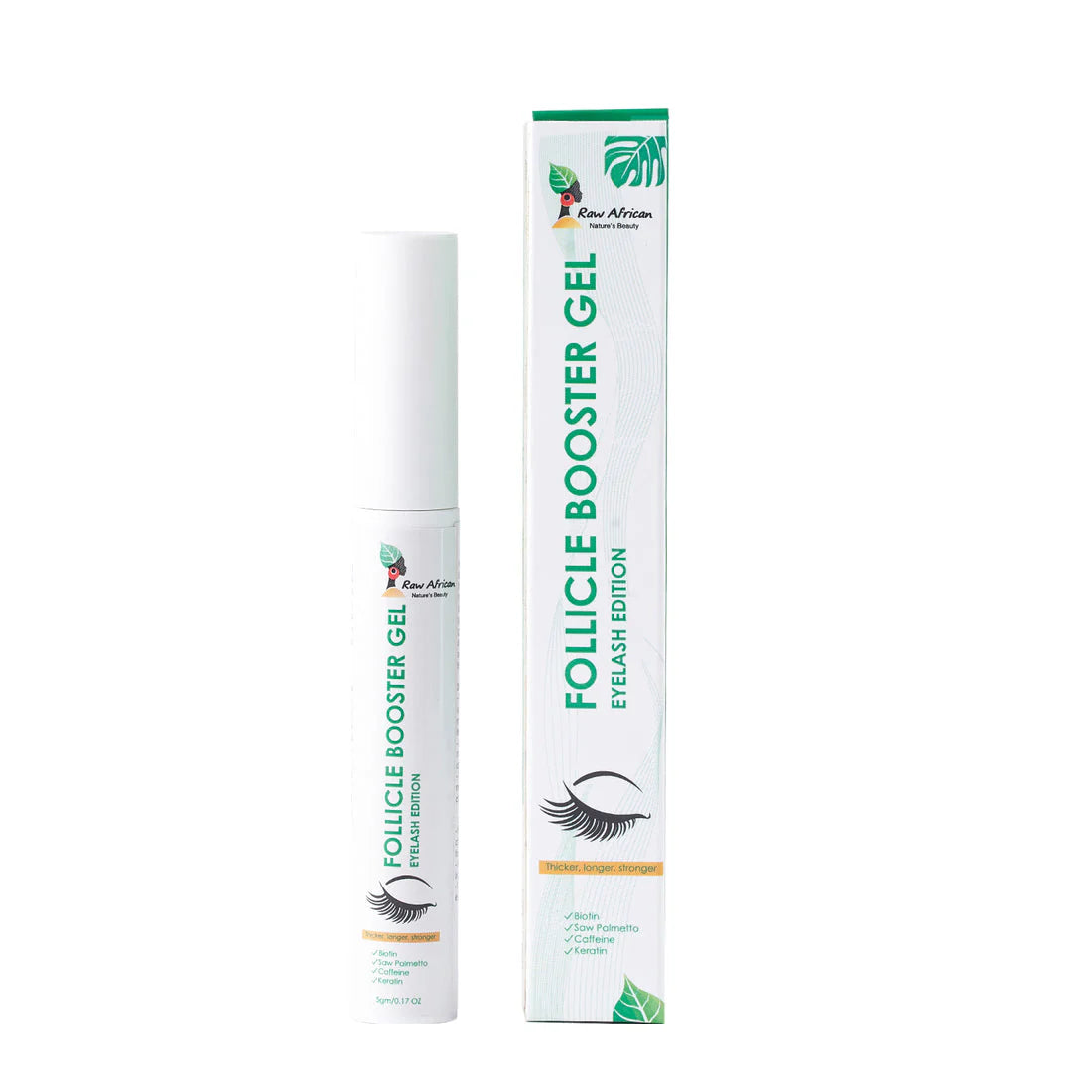 Raw African Argan Oil Shampoo & Conditiner + Follicle Booster Eyelash Edition
