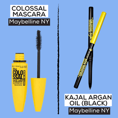 Maybelline Volum' Express Colossal Mascara & Argan Oil Kajal