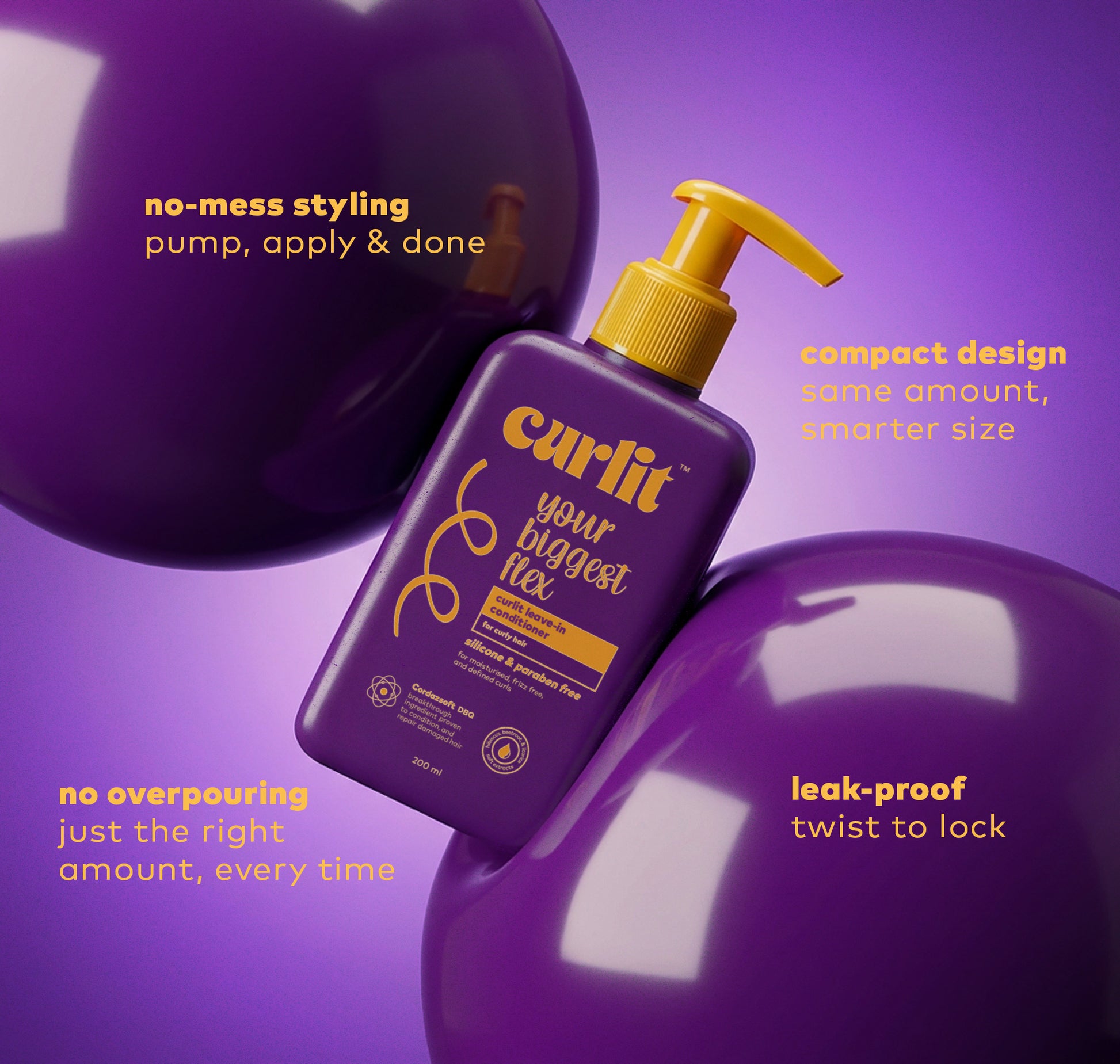Curlit Leave-in Conditioner for Curly Hair