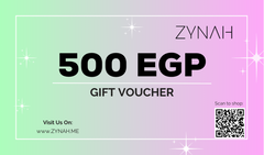 Shop the ZYNAH 500 EGP gift voucher