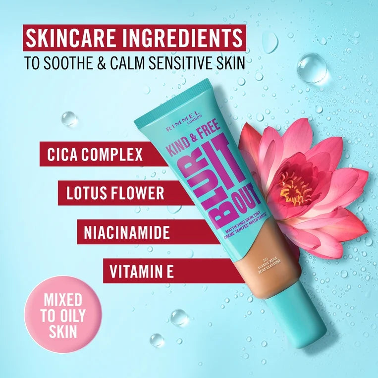 Kind & Free BLUR IT OUT Mattifying Skin Tint  30ML MAT GOLDEN BEIGE IV - Shade 210 Golden Beige