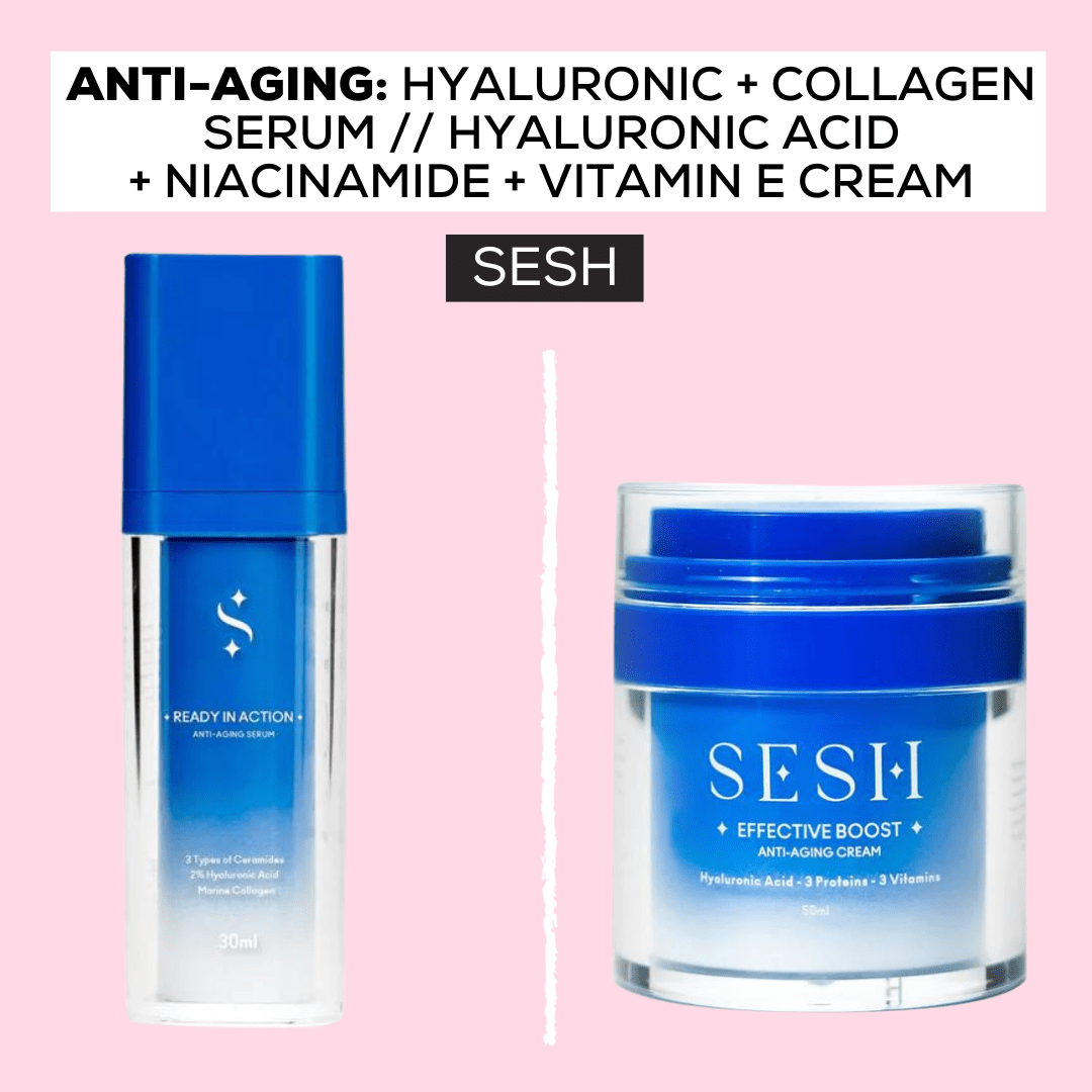 Shop SESH's Anti-Aging Kit (Serum & Cream) on ZYNAH