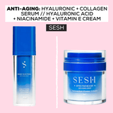 Shop SESH's Anti-Aging Kit (Serum & Cream) on ZYNAH