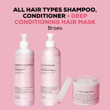 Braes All Hair Types Shampoo + Conditioner + Deep Conditioning Hair Mask