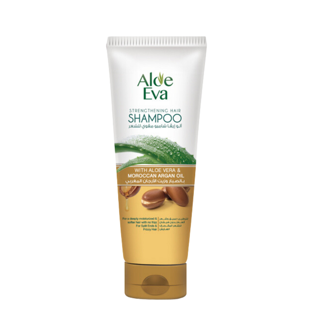 Aloe Eva Strengthening Hair Shampoo With Aloe Vera & Morrocan Argan Oil 230ml - ZYNAH