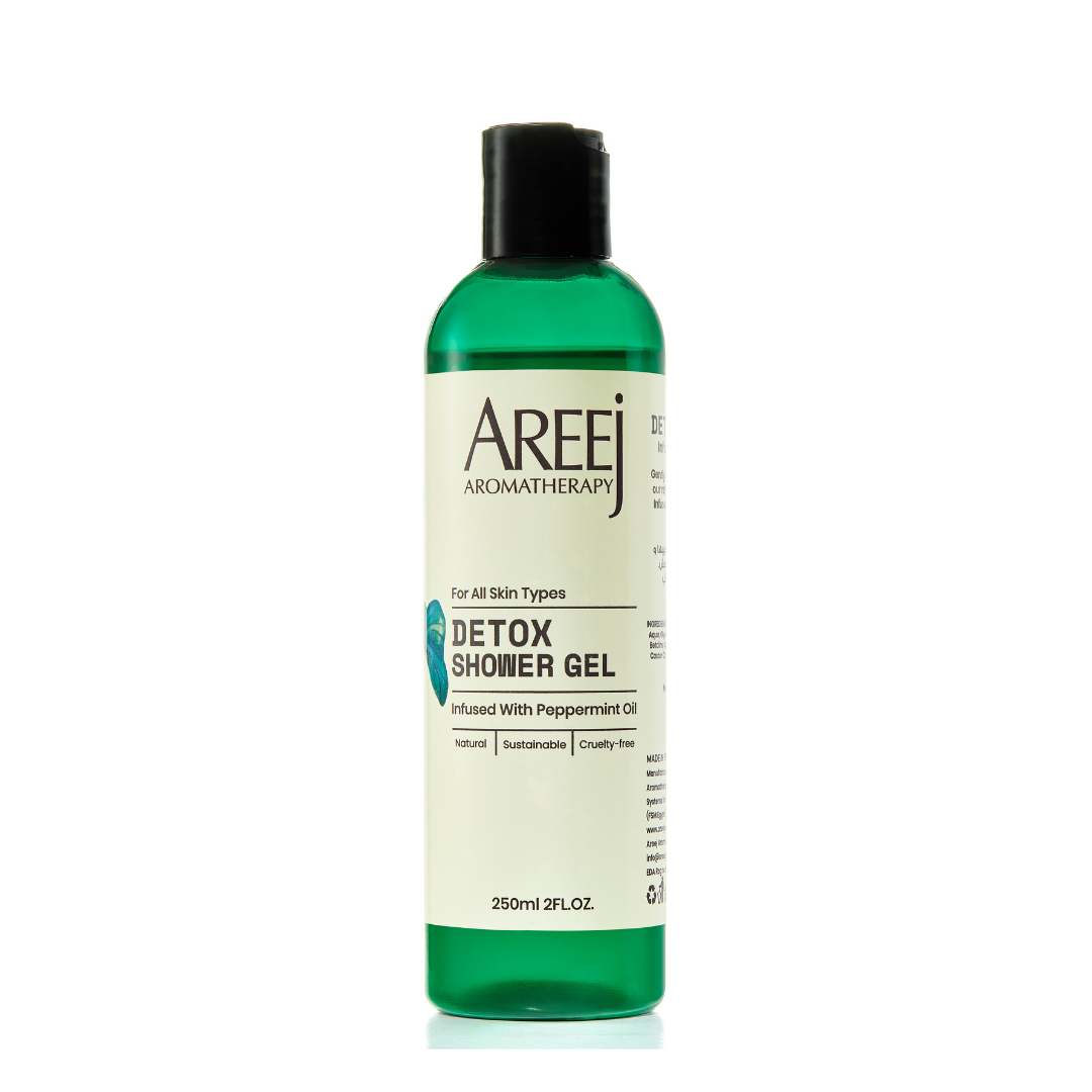 Shop Areej Detox Peppermint Shower Gel  - Fresh mint - ZYNAH