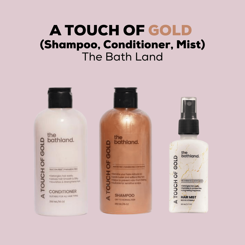 A Touch of Gold (Shampoo, Conditioner, Mist) by The Bath Land on ZYNAH