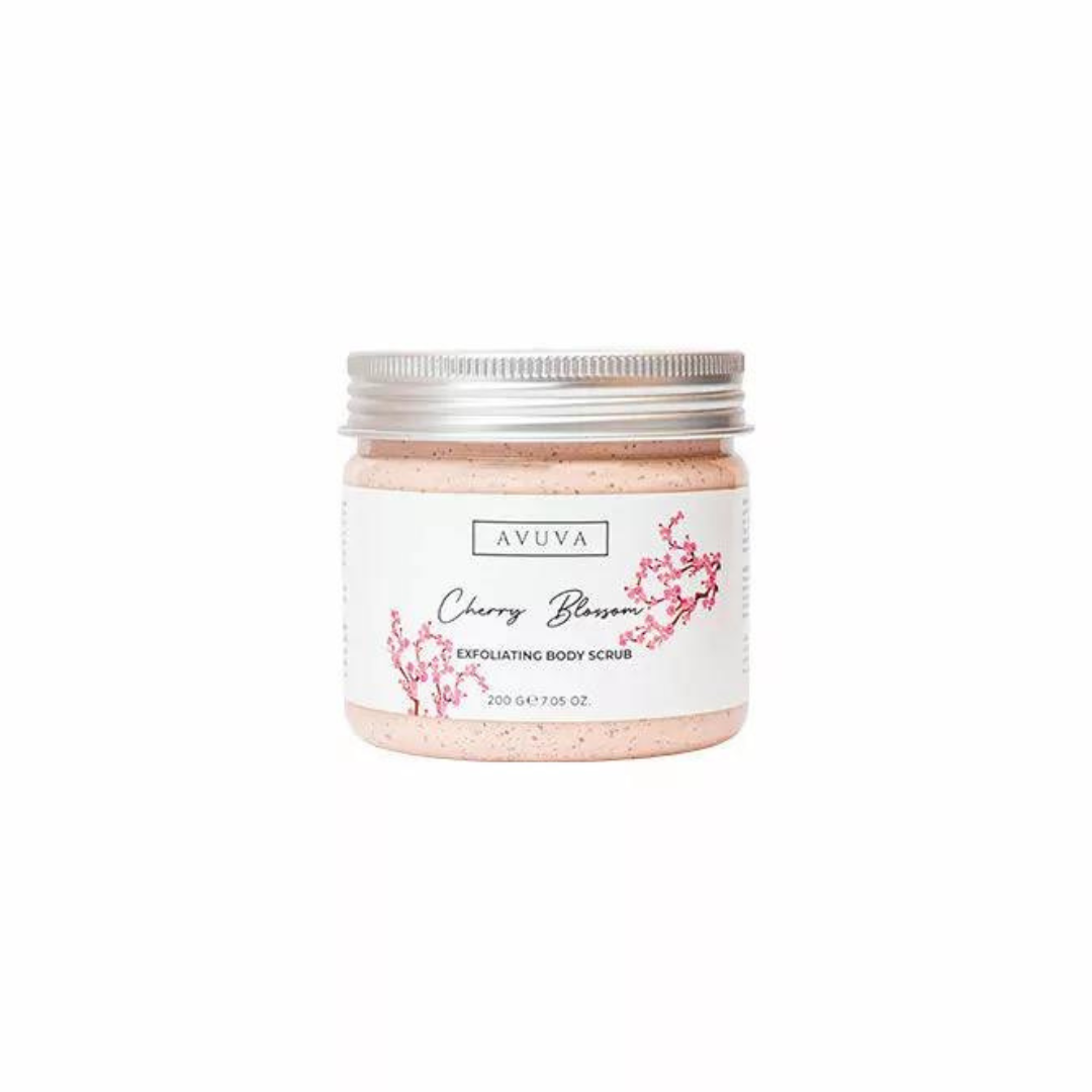 Avuva Cherry Blossom Body Scrub 200gm - ZYNAH