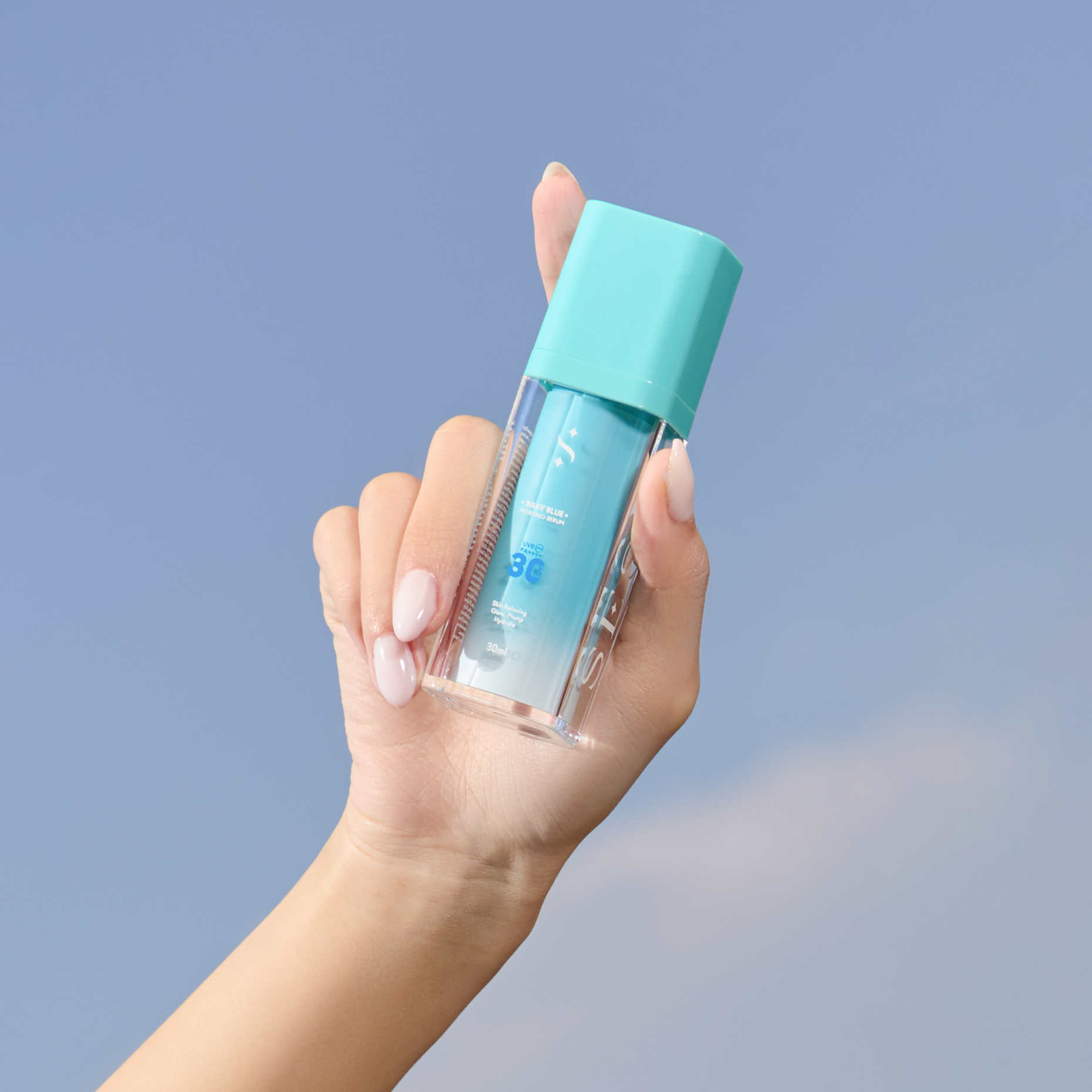 Baby Blue Morning Serum with SPF30