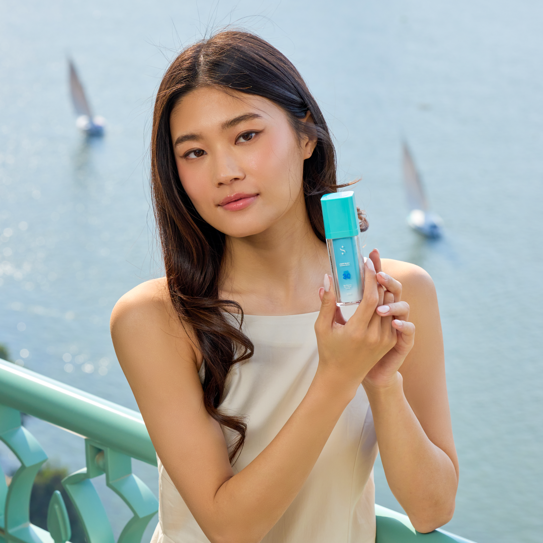 Baby Blue Morning Serum with SPF30