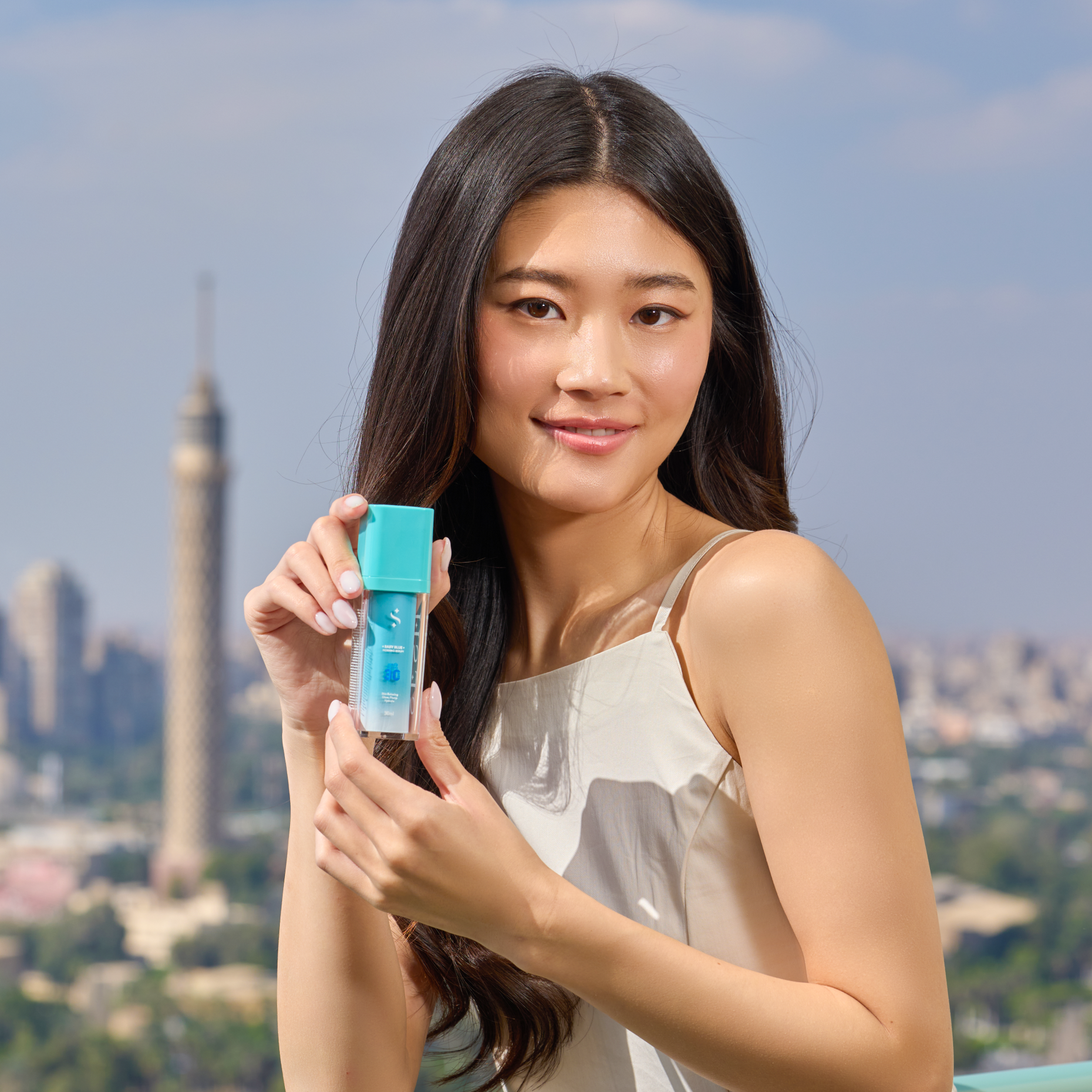 Baby Blue Morning Serum with SPF30