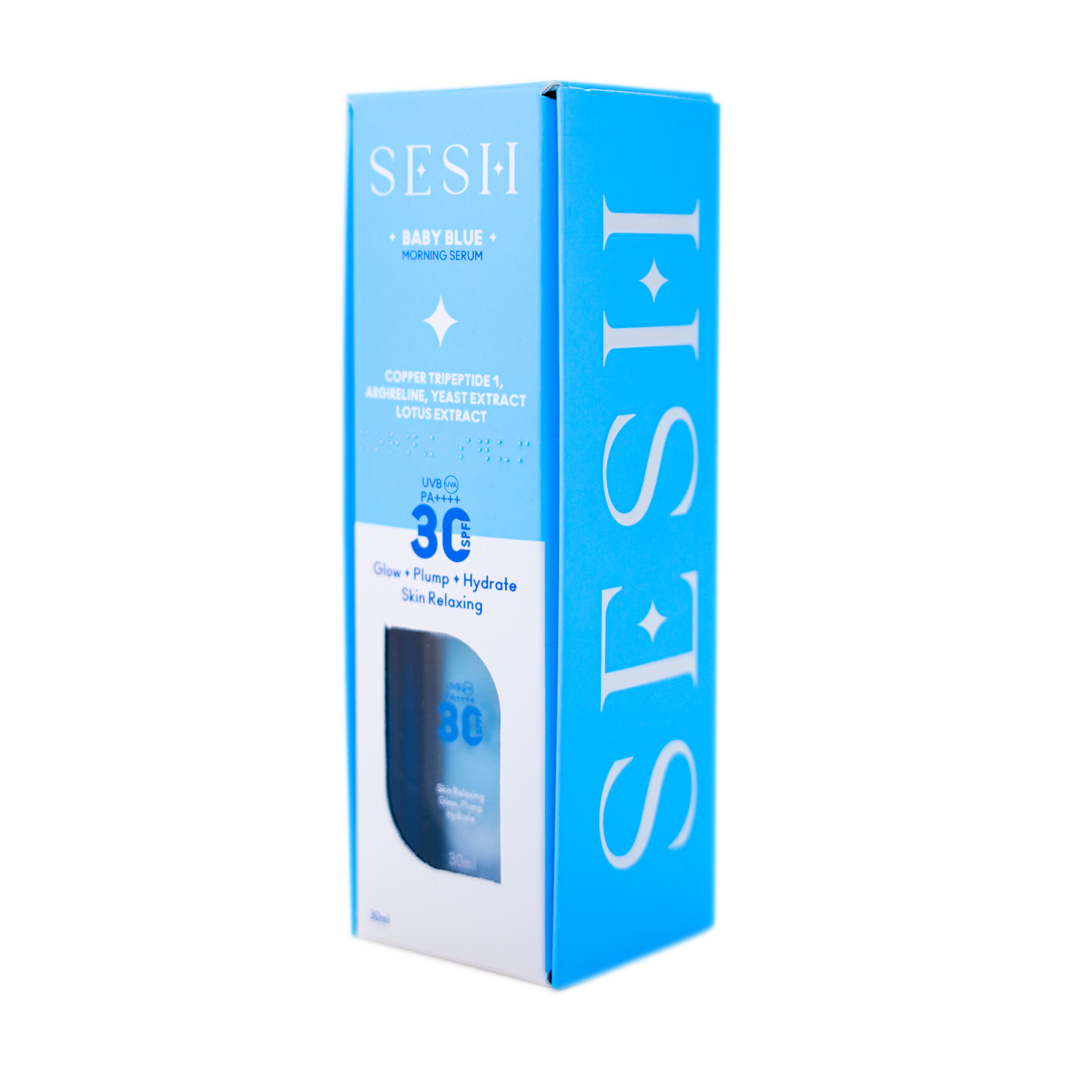 Baby Blue Morning Serum with SPF30