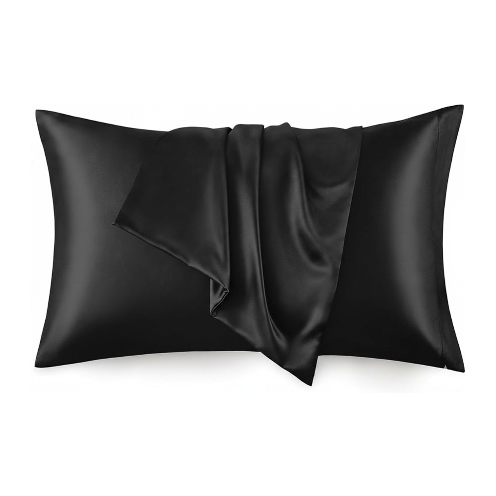 ZYNAH Satin Pillowcase Black