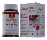 Bloomville Iron Hard Gelatin 60 Capsules