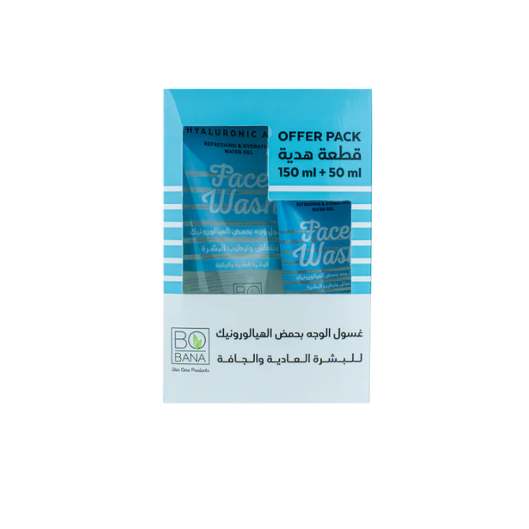 Bobana Face Wash Hyaluronic Acid 150 ml + 50 ml Free - zynah