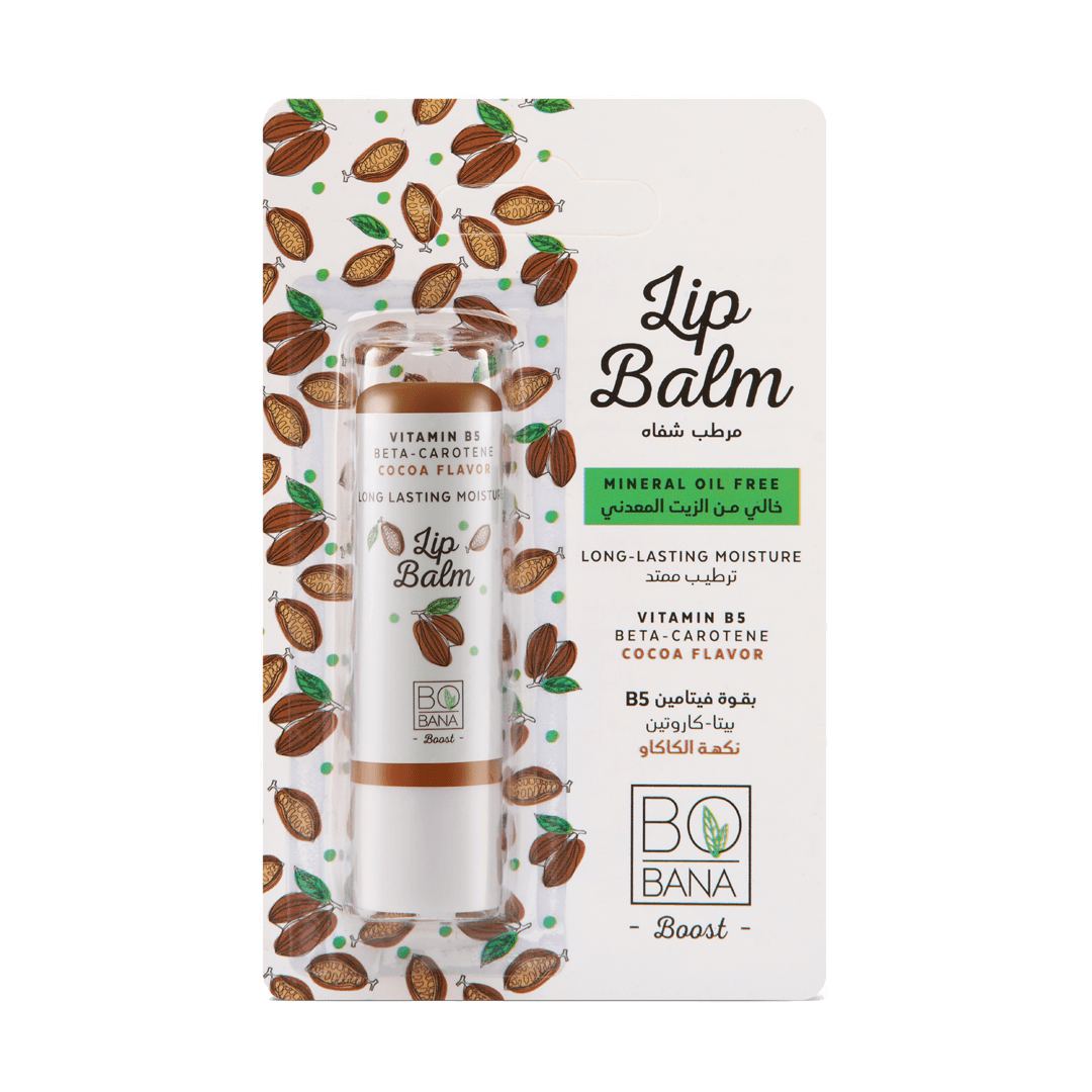 Bobana Lip Balm With Vitamin B5 & Cocoa Flavor on ZYNAH
