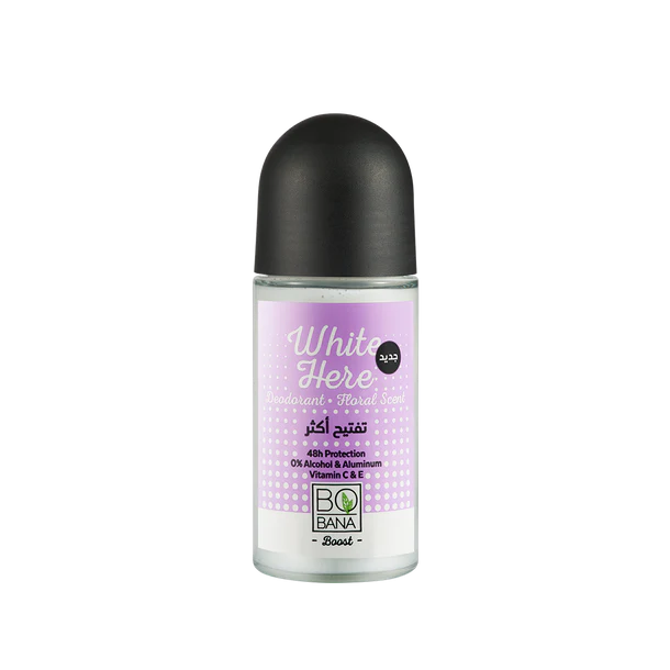 Bobana "White Here" Deodorant With Floral Scent