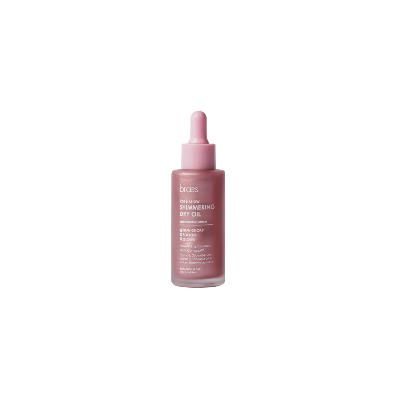 Braes Rosé Glow Shimmering Dry Oil