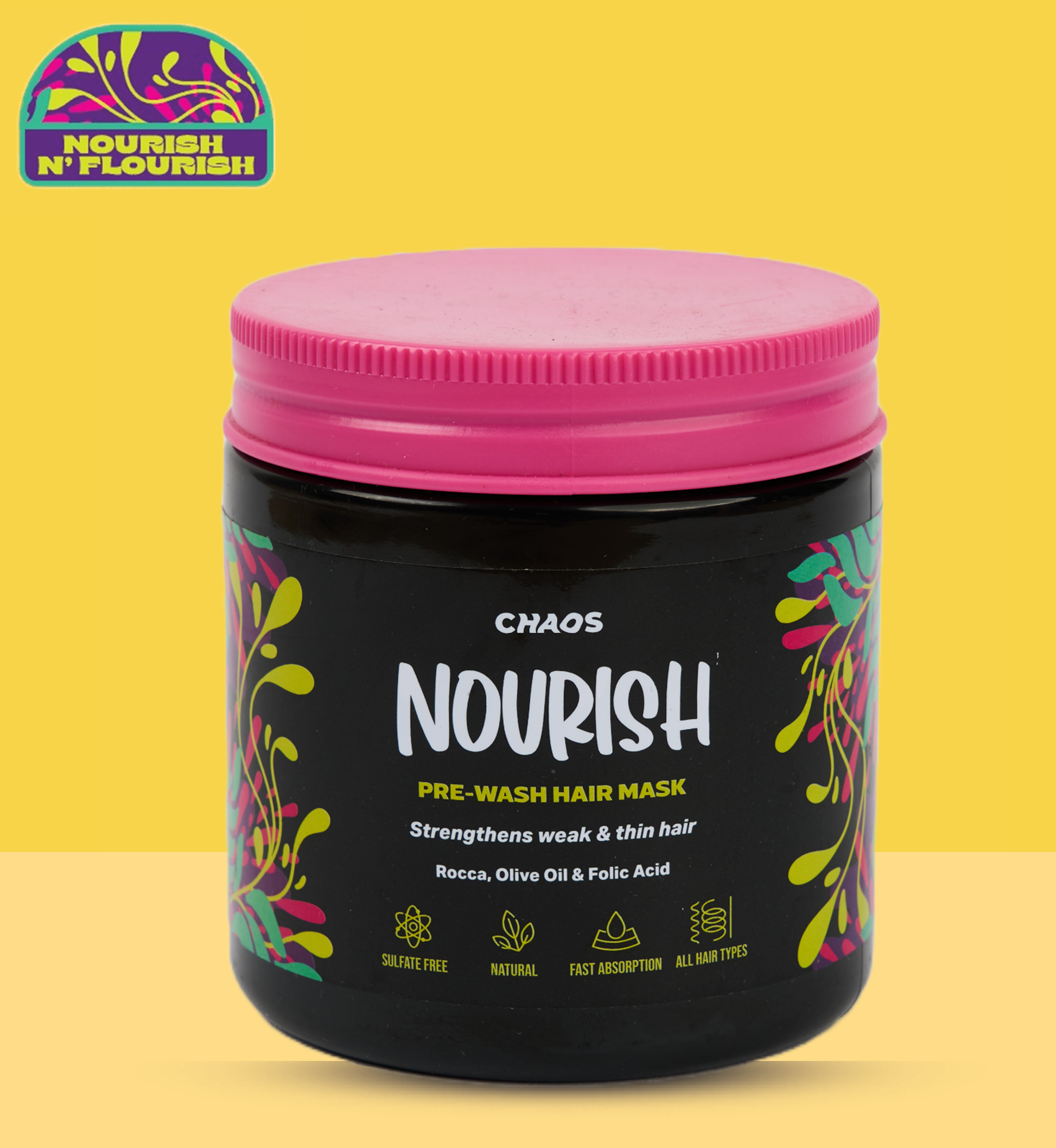 Shop Chaos Nourish Pre-Wash Natural Hair Mask on ZYNAH