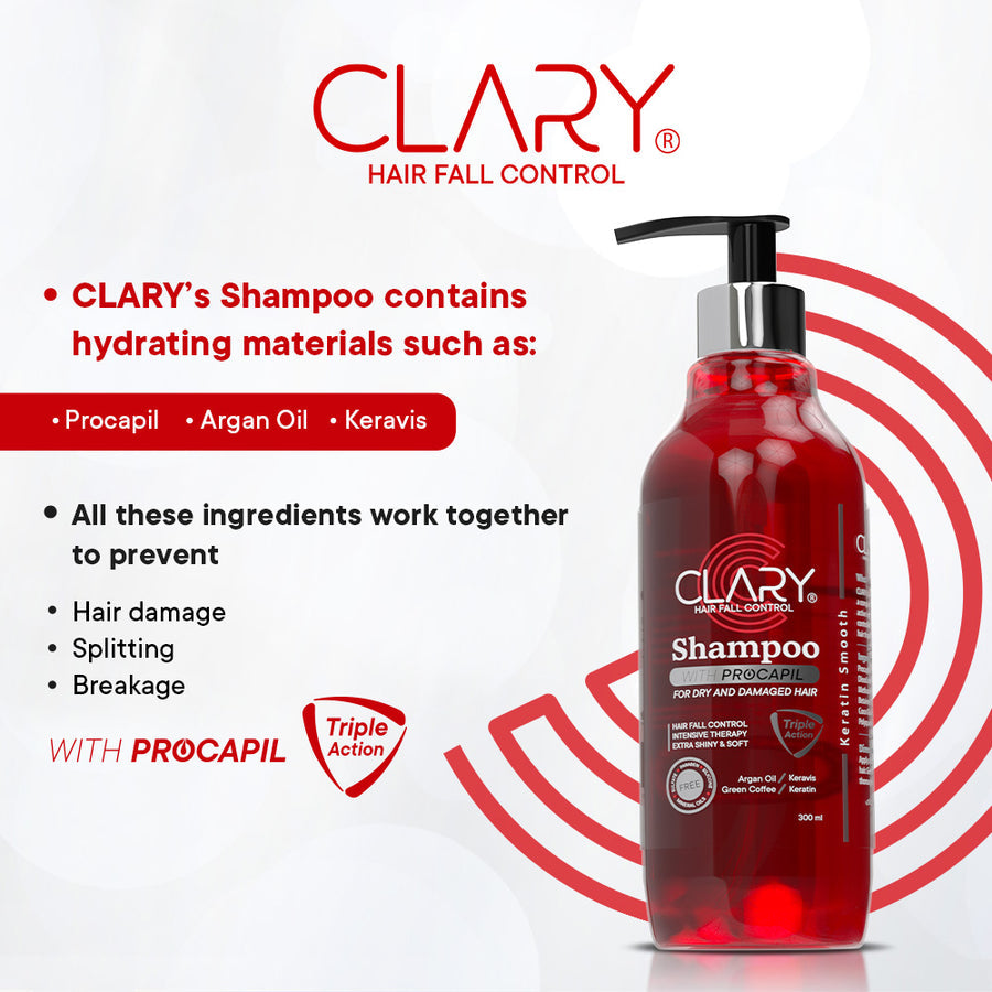 Clary Shampoo 300ml - ZYNAH