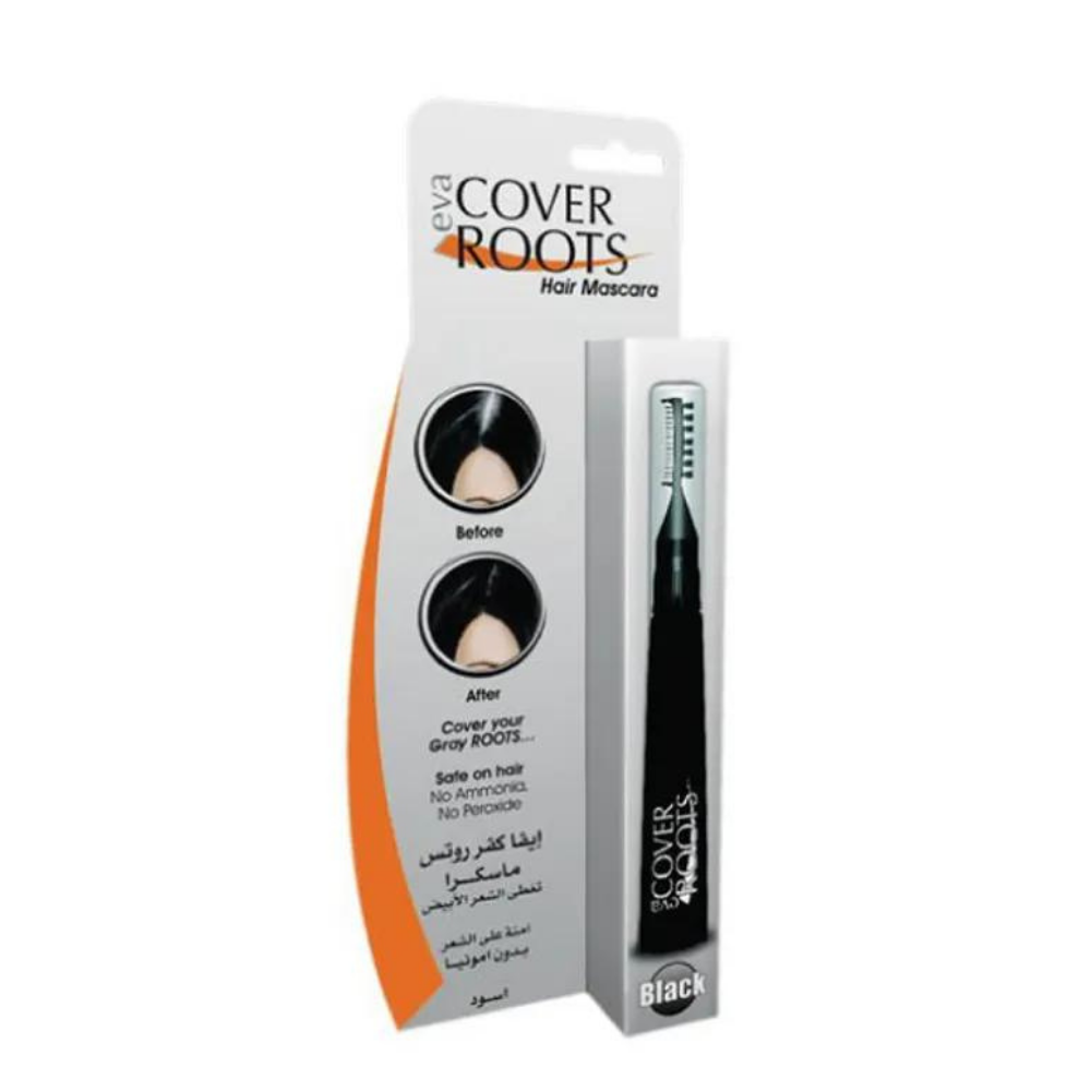 Shop Eva Cosmetics Cover Roots Mascara for Black Hair on ZYNAH