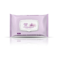 Eva Cleansing & Makeup Removal Facial Wipes for Normal/Dry skin (25 Wipes)-ZYNAH