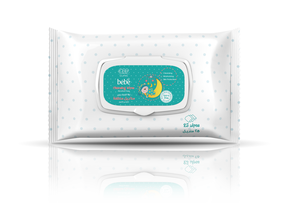 Eva Clinic Bebe Wipes (25 Wipes Per Pack) - ZYNAH