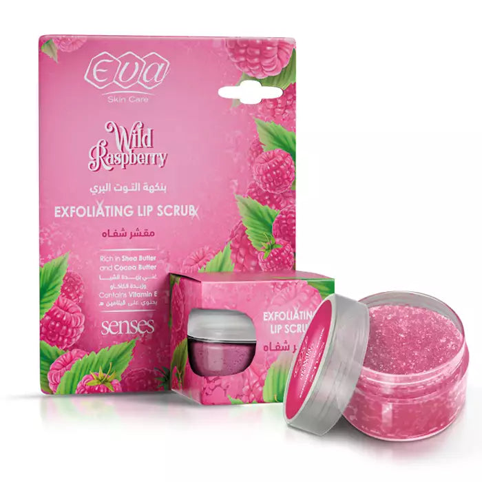 Shop Eva Skin Care Exfoliating Lip Scrub Raspberry flavored on ZYNAH