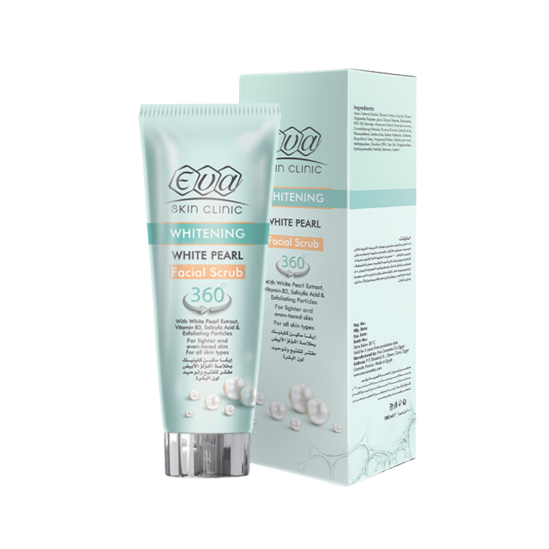 Eva Skin Clinic White Pearl Facial Scrub -ZYNAH