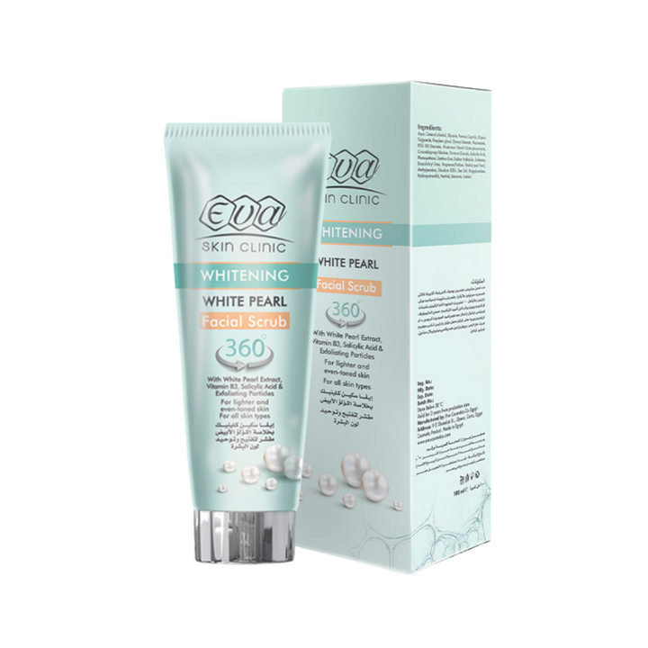 Eva Skin Clinic White Pearl Kit (Day, Night, Eye Creams & Scrub)