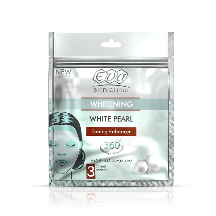 Shop Eva Skin Clinic White Pearl Sheet Mask (3 sheets) on ZYNAH