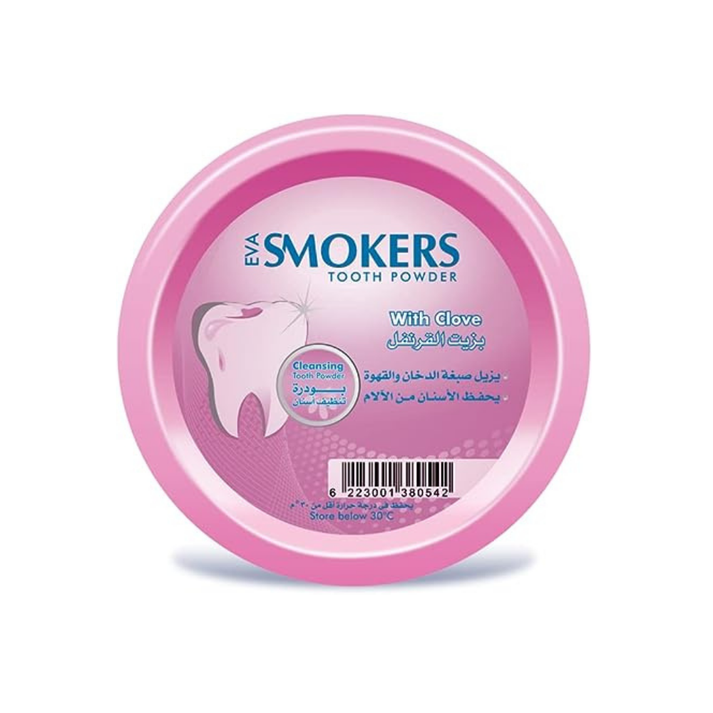 Eva Smokers Tooth Powder With Clove Flavor 40gm