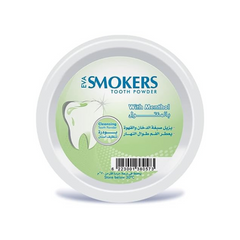 Eva Smokers Tooth Powder With Menthol Flavor 40gm -ZYNAH